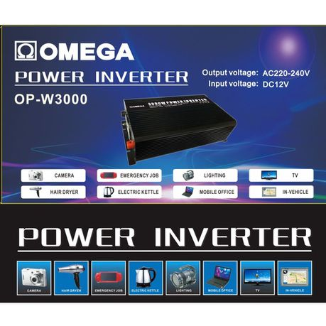 Omega OP-W3000 Power Inverter - Home Emergency or Car Installation - Image 2